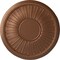 Ekena Millwork Leandros Ceiling Medallion (Fits Canopies up to 6 3/8"), 19 7/8"OD x 1 1/4"P, Polished Copper CM22LNPOS - alternate 1